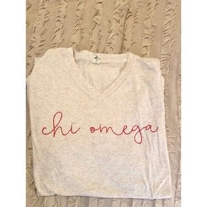 * Price Drop* Chi Omega V-neck T-shirt